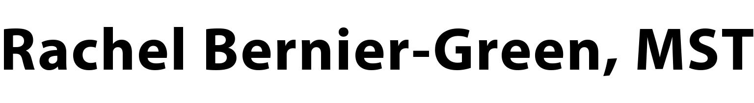 Rachel Bernier-Green